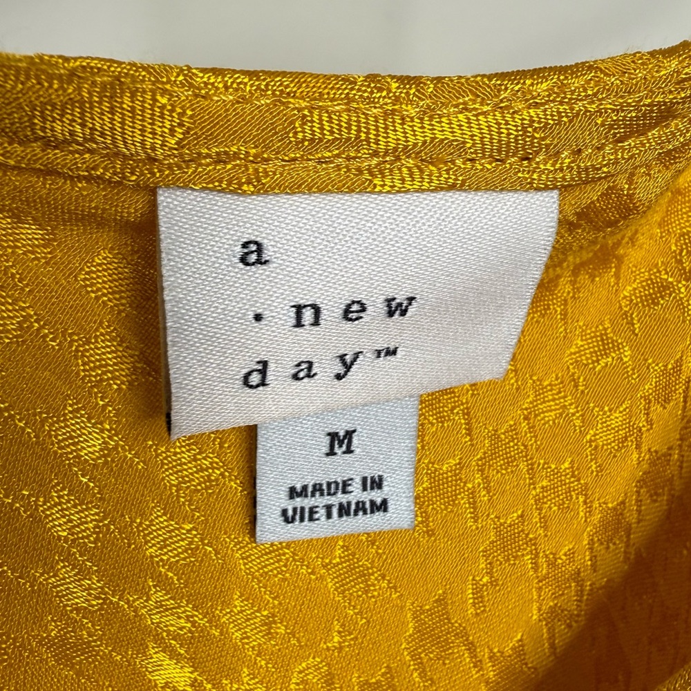 Yellow Gold Slip Dress - Picture 5 of 5